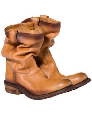 Miu Miu Solid Stivaletti Boots - Brown