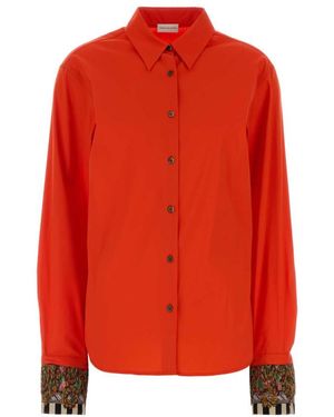 Dries Van Noten Regular Printed Shirt - Red