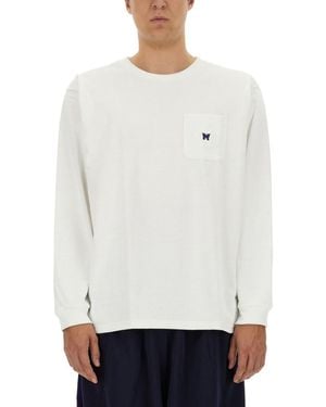 Needles Crew Neck T-Shirt - White