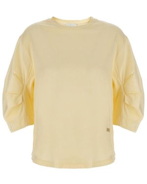 Nude Cotton T-Shirt - Natural