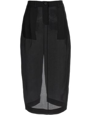 KHAITE Lucian' Skirt - Black