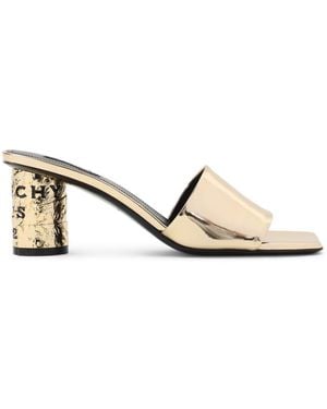 Givenchy Square Toe Heels - Metallic