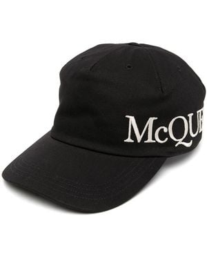 McQueen Logo Baseball Hat - Black