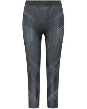 Off-White c/o Virgil Abloh Slim Elasticated Pants - Gray