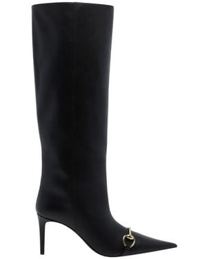 Gucci Donna Slip-On Boots - Black