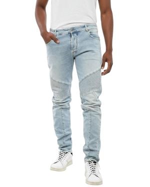 Balmain Mid Rise Jeans - Blue