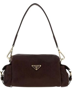 Prada Explore Small Shoulder Bag - Purple