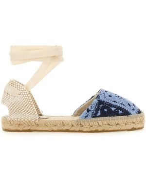 Manebí Crochet Espadrilles - Blue