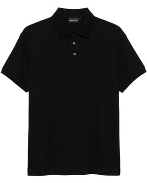 Emporio Armani Shirt Collar Polo - Black