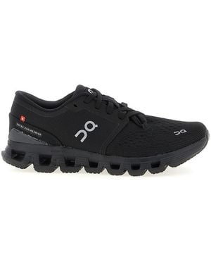 On Shoes Logo Trainers - Black