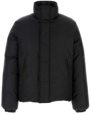 McQueen Mock Collar Jacket - Black
