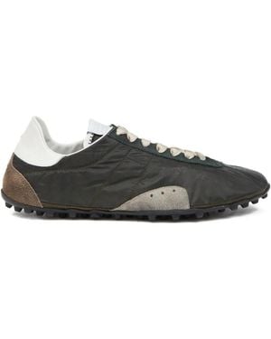 Maison Margiela Lace-Up Sneakers - Black