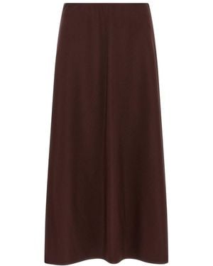 Brunello Cucinelli Flute Skirt - Brown