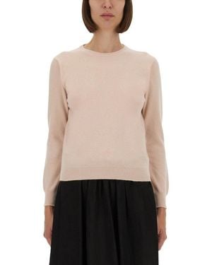 Maison Margiela Solid Crew Neck Jumper - White