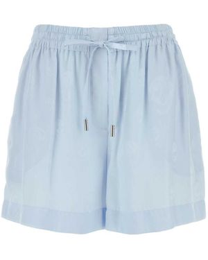 McQueen Textured Shorts - Blue