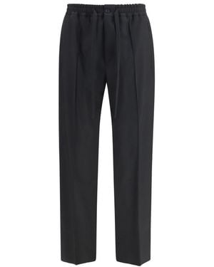 Valentino Drawstring Chino Pants - Black