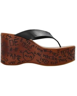 Chloé Graphic Maxime Wedges - Brown