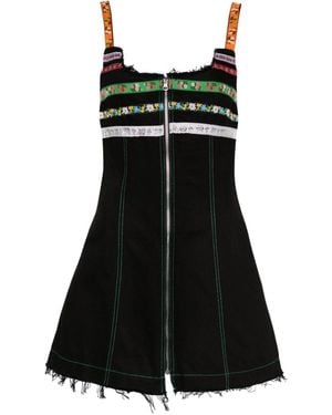 Cormio Lindsey Denim Mini Dress - Black