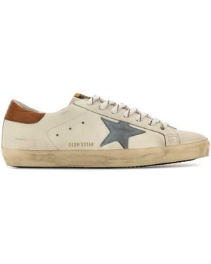 Golden Goose Leather Sneakers - White