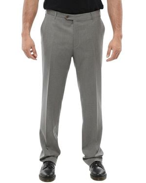 Corneliani Flat Front Pants - Gray