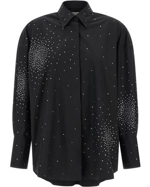 GIUSEPPE DI MORABITO Oversized Embellished Shirt - Black