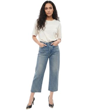 Tanaka Regular High Rise Jeans - Blue