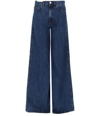 PT Torino Flared High Rise Jeans - Blue