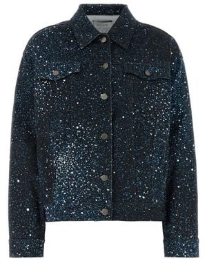 GIUSEPPE DI MORABITO Stretch Denim Jacket - Blue