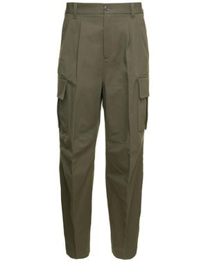 Gucci 'Cargo' Pants With Branded Details - Green
