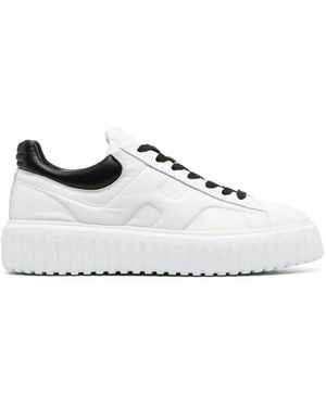 Hogan H Stripes Sneakers - White
