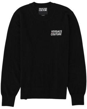 Versace Jeans Couture Crew Neck Jumper - Black