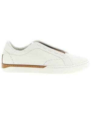 Fendi Stripes City Sneakers - Natural
