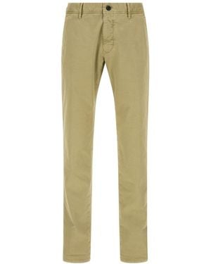 Incotex Flat Front Pants - Natural