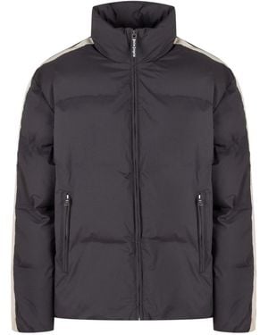 Palm Angels Track Puffer Jacket - Gray