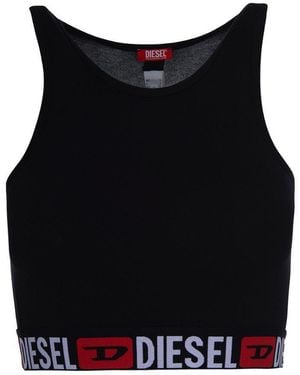 DIESEL Crew Neck Top - Black