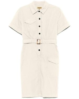 Woolrich Cotton Shirt Dress - Natural