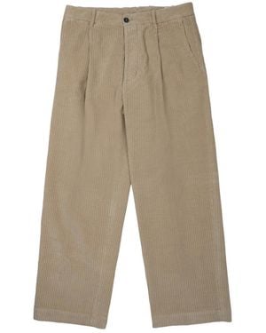 Nine:inthe:morning Relaxed Corduroy Trousers - Natural