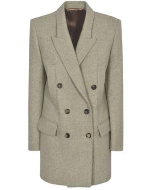 Isabel Marant Double Breasted Blazer - Grey