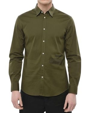 DSquared² Slim Logo Shirt - Green