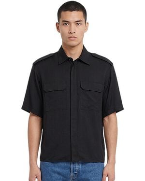 Neil Barrett Loose Solid Shirt - Black