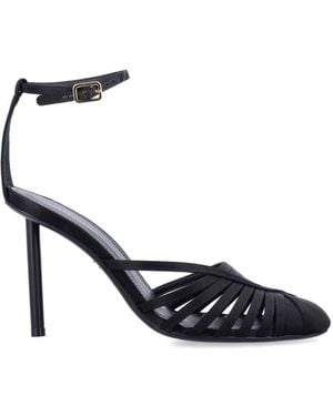 Ferragamo Ankle Strap Heels - Black