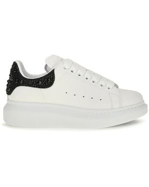 McQueen Embellished Sneakers - White