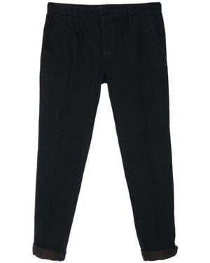 Dondup Dark Solid Chino Pants - Black