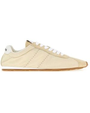 Miu Miu Logo Sneakers - White