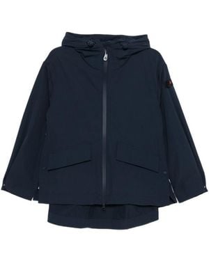 Peuterey Solid Hood Jacket - Blue