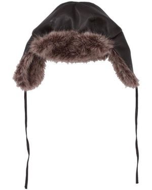 P.A.R.O.S.H. Dark Trapper Hat - Brown