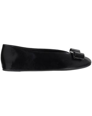 Ferragamo Vanna Ballet Flats - Black