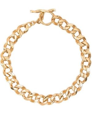 Saint Laurent Chain Necklace - Metallic