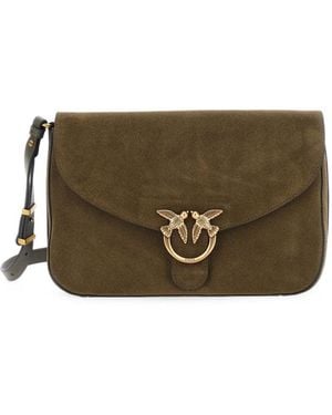 Pinko Love Medium Crossbody Bag - Brown