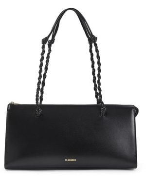 Jil Sander Tangle Tent Shoulder Bag - Black